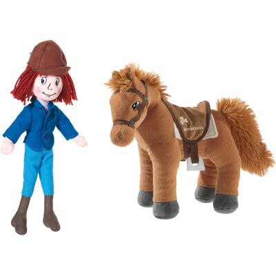 HEUNEC Tina & Amadeus Ensemble de Peluches - Jouet Animal En Peluche HEUNEC Tina & Amadeus Ensemble de Peluches - Jouet Animal En Peluche