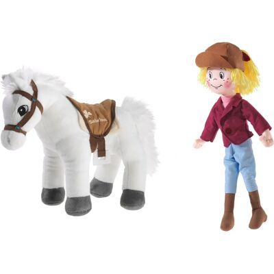 HEUNEC Bibi & Pferd Sabrina Plüschtier - Kinder Kuscheltier HEUNEC Bibi & Pferd Sabrina Plüschtier - Kinder Kuscheltier