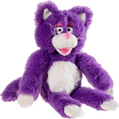 HEUNEC Sandmann, Chat MiWau Violet Peluche - Jouet en peluche HEUNEC Sandmann, Chat MiWau Violet Peluche - Jouet en peluche