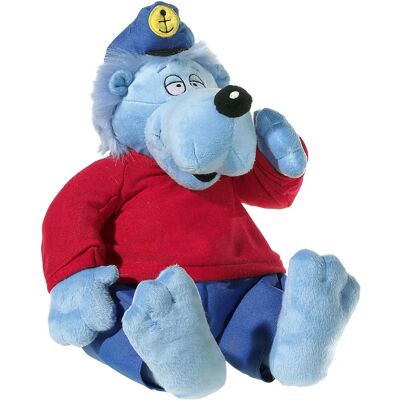 HEUNEC Peluche Capitaine Blaubär - 25cm - Matériau en peluche doux HEUNEC Peluche Capitaine Blaubär - 25cm - Matériau en peluche doux