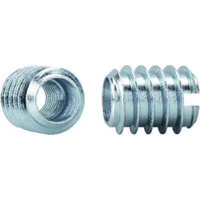 Dresselhaus M6 x 12 x 12 verzinkte Einschraubmutter - Schlitz DIN 7965 Dresselhaus M6 x 12 x 12 verzinkte Einschraubmutter - Schlitz DIN 7965