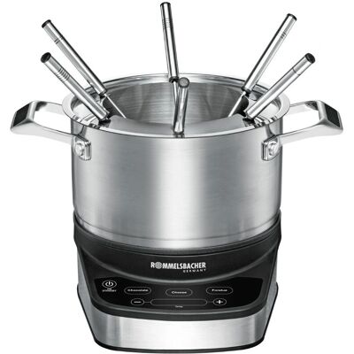 Rommelsbacher F 1200 - Schwarz, Edelstahl - Fondue Set Rommelsbacher F 1200 - Schwarz, Edelstahl - Fondue Set