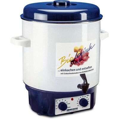 Rommelsbacher KA 1804 - Blu e Bianco - Autoclave domestico Rommelsbacher KA 1804 - Blu e Bianco - Autoclave domestico