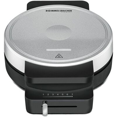Rommelsbacher WA 850 - Nero, Argento - Piastra per Waffle Rommelsbacher WA 850 - Nero, Argento - Piastra per Waffle