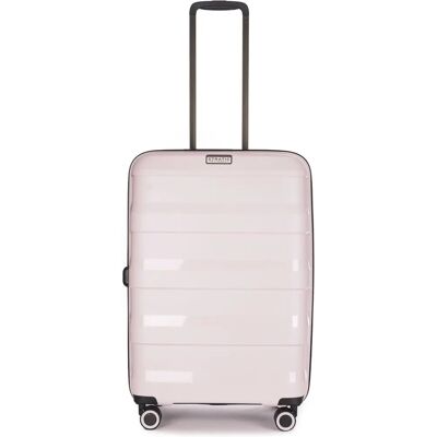 Stratic Straw + Damen Trolley M - Rosa - Koffer Stratic Straw + Damen Trolley M - Rosa - Koffer