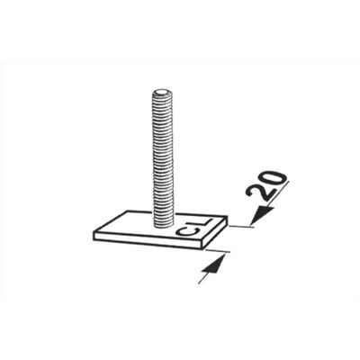 Kamei - 05200310 - 20 mm Nutenprofil - Dachträgerzubehör Kamei - 05200310 - 20 mm Nutenprofil - Dachträgerzubehör