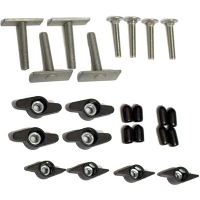 KAMEI - Dachboxen M8 Ergänzungssatz - Aluminium - Accessory KAMEI - Dachboxen M8 Ergänzungssatz - Aluminium - Accessory