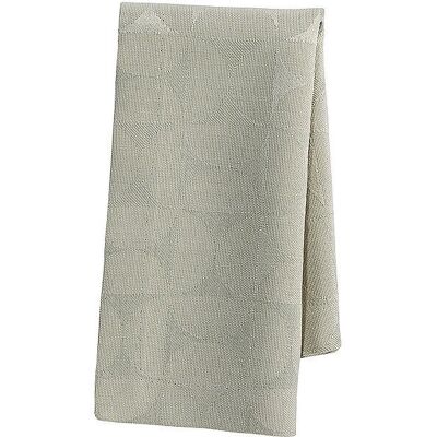 Nappe beige 90x90cm Sander - Motif Jacquard - Publicité Nappe beige 90x90cm Sander - Motif Jacquard - Publicité