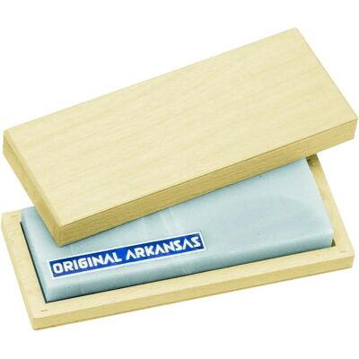 Herbertz Arkansas-Schleifstein - 10x4cm, Holzkasten Herbertz Arkansas-Schleifstein - 10x4cm, Holzkasten