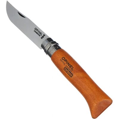 Couteau Opinel Nr 8 - Lame Verrouillable - Gris - Publicité Couteau Opinel Nr 8 - Lame Verrouillable - Gris - Publicité