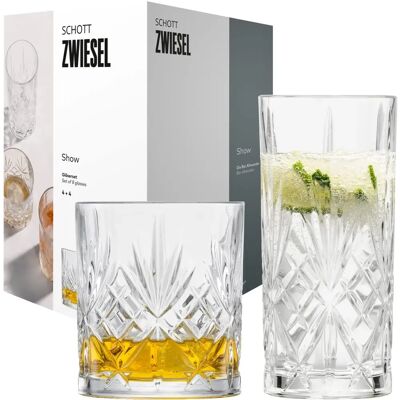 Schott Zwiesel Show Ensemble de 8 Verres - Transparent Schott Zwiesel Show Ensemble de 8 Verres - Transparent