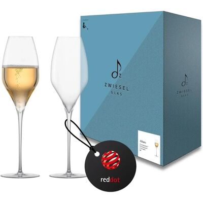 Verres à champagne Alloro Zwiesel 37cl - Pack de 2 - Publicité Verres à champagne Alloro Zwiesel 37cl - Pack de 2 - Publicité