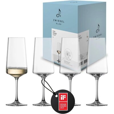 Zwiesel Echo Champagne Glasses - 4 stk. Zwiesel Echo Champagne Glasses - 4 stk.