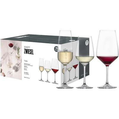 Schott Zwiesel 18-Cz. Tulip Weingläser-Set - Langlebig und Elegant Schott Zwiesel 18-Cz. Tulip Weingläser-Set - Langlebig und Elegant