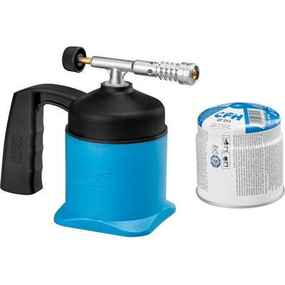 Brûleur à souder CFH LM 1000 - Flamme réglable - 1750°C - Inclut une cartouche de gaz Brûleur à souder CFH LM 1000 - Flamme réglable - 1750°C - Inclut une cartouche de gaz