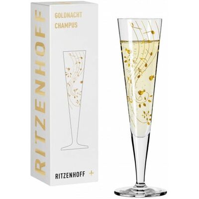 Ritzenhoff Goldnacht NO 2 - Champagneglass - 20,5 cl - Glass Ritzenhoff Goldnacht NO 2 - Champagneglass - 20,5 cl - Glass