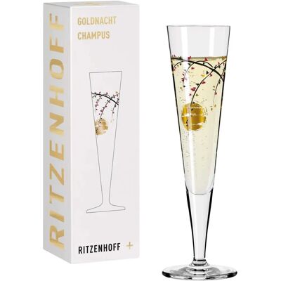 Ritzenhoff Goldnacht NO:14 - Gjennomsiktig Champagneglass Ritzenhoff Goldnacht NO:14 - Gjennomsiktig Champagneglass