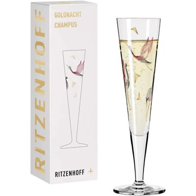 Ritzenhoff Golden Night Champagne Glass - Elegant and festive Ritzenhoff Golden Night Champagne Glass - Elegant and festive