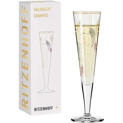 Verre de champagne Ritzenhoff Goldnacht - 20,5cl - Transparent Verre de champagne Ritzenhoff Goldnacht - 20,5cl - Transparent