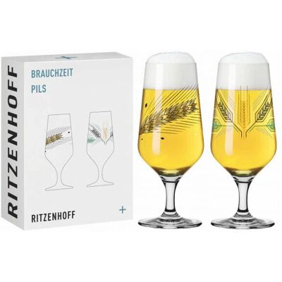 Ritzenhoff NO:5 & 6 Bierglas - Pilsner, Transparent Ritzenhoff NO:5 & 6 Bierglas - Pilsner, Transparent