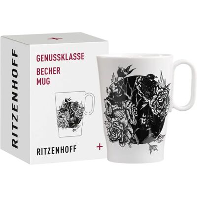 Tasse à café Ritzenhoff - 0,3L - Noir - Mug à café Tasse à café Ritzenhoff - 0,3L - Noir - Mug à café