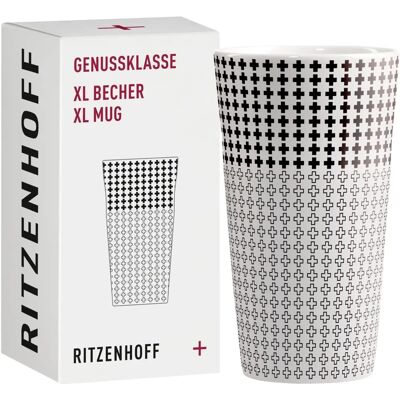 Ritzenhoff Coffee Mug XL - Monochrome Design Ritzenhoff Coffee Mug XL - Monochrome Design