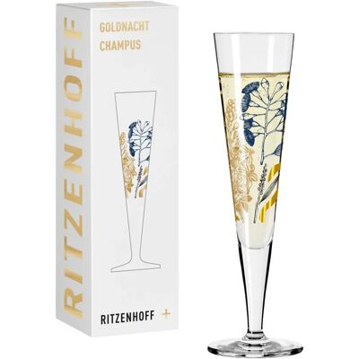 Ritzenhoff Nuit d’or Copa de Champagne - Oro y Negro - 0,2L Ritzenhoff Nuit d’or Copa de Champagne - Oro y Negro - 0,2L
