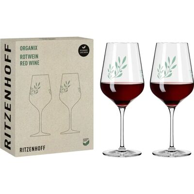 Ritzenhoff Organix #1 Ensemble de verres à vin rouge - Rouge Ritzenhoff Organix #1 Ensemble de verres à vin rouge - Rouge
