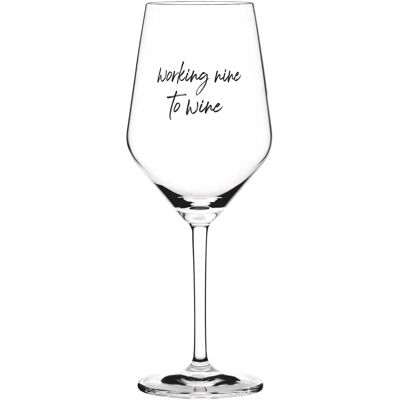 Sand & Soda - Vinglas Working Nine to Wine - Transparent - Unisex Sand & Soda - Vinglas Working Nine to Wine - Transparent - Unisex