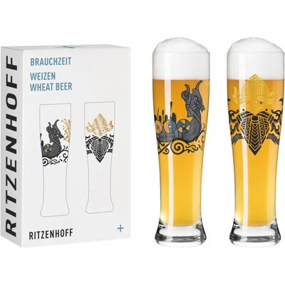 Ritzenhoff - Bicchieri da birra - No: 19 & 20 - Cristallo - 64.6cl Ritzenhoff - Bicchieri da birra - No: 19 & 20 - Cristallo - 64.6cl