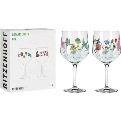 Ritzenhoff Gin Gläser 2er Set - Blumen- und Fruchtmotive Ritzenhoff Gin Gläser 2er Set - Blumen- und Fruchtmotive