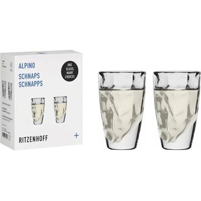 Ritzenhoff - Alpino Snapsglas 2-p - Flerfarget - Drikkeglass Ritzenhoff - Alpino Snapsglas 2-p - Flerfarget - Drikkeglass