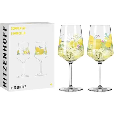Ritzenhoff Sommertau Limoncello Krystallvinsglasset - 2-pack Ritzenhoff Sommertau Limoncello Krystallvinsglasset - 2-pack