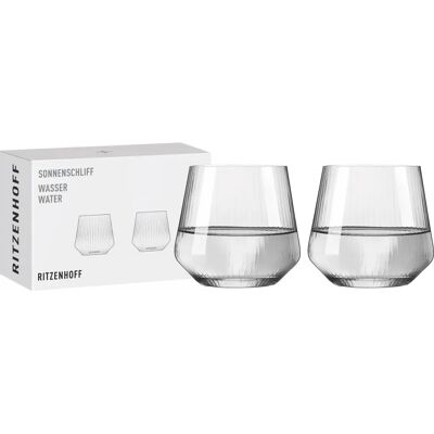 Ritzenhoff - Bicchiere d'acqua Sonnenschliff 2-pack - Trasparente Ritzenhoff - Bicchiere d'acqua Sonnenschliff 2-pack - Trasparente