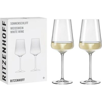 Bicchieri da vino in cristallo Ritzenhoff - 40cl - Trasparente - Sonnenschliff Bicchieri da vino in cristallo Ritzenhoff - 40cl - Trasparente - Sonnenschliff