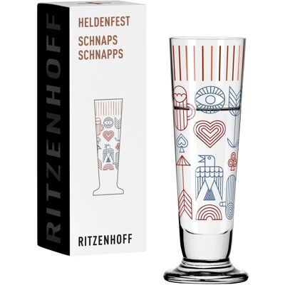 Ritzenhoff Heldenfest #15 Farrell Bunt Verre à Schnaps Ritzenhoff Heldenfest #15 Farrell Bunt Verre à Schnaps