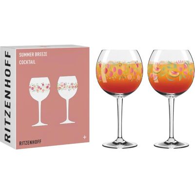 Ritzenhoff Summer Breeze Flerfarget Drikkeglass 2-p No: 3 & 4 - Drikkeglass & shotglass Ritzenhoff Summer Breeze Flerfarget Drikkeglass 2-p No: 3 & 4 - Drikkeglass & shotglass