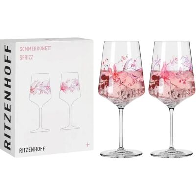 Ritzenhoff - Mehrfarbiges Weinglas - 2er Pack Nr: 19 & 20 - Sommersonett Ritzenhoff - Mehrfarbiges Weinglas - 2er Pack Nr: 19 & 20 - Sommersonett