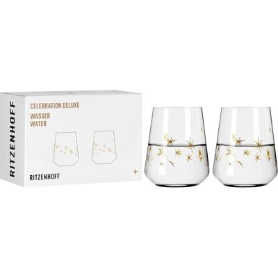 Ritzenhoff - Vannglass Celebration Deluxe 2-pakning - Transparent Ritzenhoff - Vannglass Celebration Deluxe 2-pakning - Transparent
