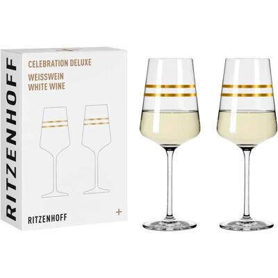 Ritzenhoff PROM Celebration Deluxe Set de 2 verres à vin - Verres à vin blanc - Publicité Ritzenhoff PROM Celebration Deluxe Set de 2 verres à vin - Verres à vin blanc - Publicité
