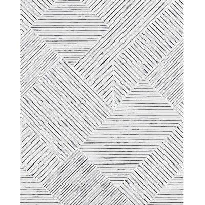 Marburg Weiße 2,65x3,4m Fliesen Tapete - Wanddekoration Marburg Weiße 2,65x3,4m Fliesen Tapete - Wanddekoration