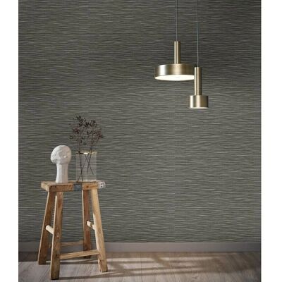 Marburg Brown Wallpaper - Unicolor Vinyl Wallcovering for Living Rooms Marburg Brown Wallpaper - Unicolor Vinyl Wallcovering for Living Rooms