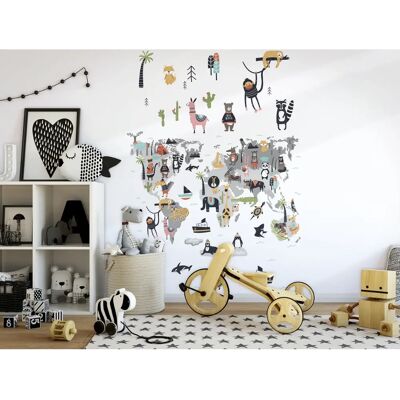 Marburg Kinderbehang - Bunt, 1,59x2,70m - Behang Marburg Kinderbehang - Bunt, 1,59x2,70m - Behang