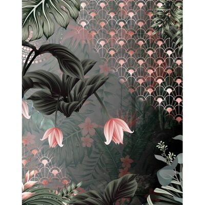 Marburg Pink Blatt Tapete - Moderne Wandbeklebung 2,12x2,7m Marburg Pink Blatt Tapete - Moderne Wandbeklebung 2,12x2,7m
