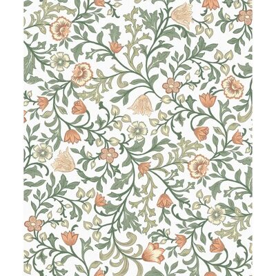 Marburg Floral Flourish Tapete - 0,53m x 10,05m - Weiß Marburg Floral Flourish Tapete - 0,53m x 10,05m - Weiß