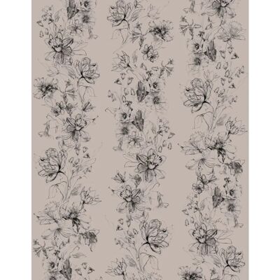 MARBURG - B:2,10m L:2,70m - grau/beige/schwarz - Crushoptik - wallpaper MARBURG - B:2,10m L:2,70m - grau/beige/schwarz - Crushoptik - wallpaper