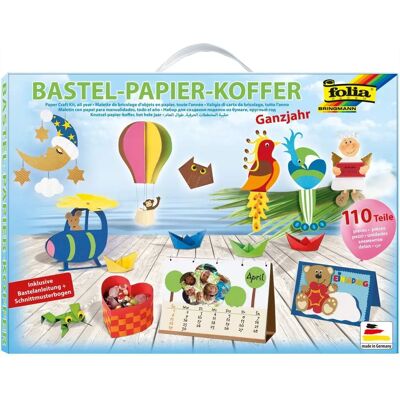 Folia Bastelset - 110 Stück für Ganzjahr Basteln Folia Bastelset - 110 Stück für Ganzjahr Basteln