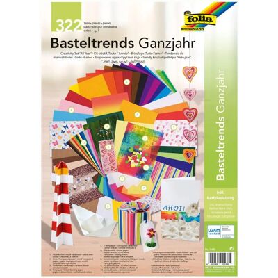 Folia Basteltrends - Pink 35cm x 25cm - Bastelset Folia Basteltrends - Pink 35cm x 25cm - Bastelset