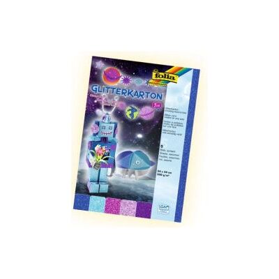 Folia Ice 85249 Glittersnijtbord Verschillende Kleuren - Knutselpapier Folia Ice 85249 Glittersnijtbord Verschillende Kleuren - Knutselpapier