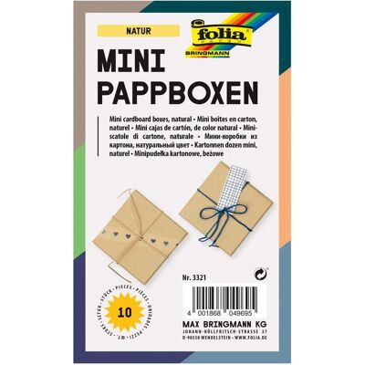 Folia Paper Mini Boîte en carton - 7,5x7,5x4,5cm - Boîte en papier Folia Paper Mini Boîte en carton - 7,5x7,5x4,5cm - Boîte en papier